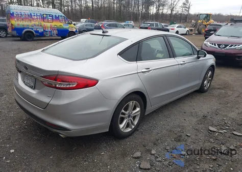 2018 Ford Fusion Se из США, поврежденный, VIN 3FA6P0HD1JR183882